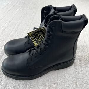 Work America Men's Brawny Leather Work Boots Black size 14